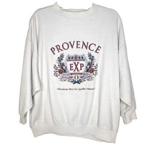 VTG 90s Express Athleisure Embroidered‎ Collegiate Academia Crew Neck Sweatshirt
